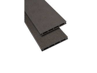 Terrassendiele BPC glatt/geriffelt Hohlkammer Anthrazit Classic - 21 x 140 mm Terrassendiele BPC glatt/geriffelt Hohlkammer Anthrazit Classic - 21 x 140 mm
