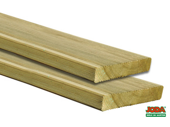 Terrassendiele Kiefer fein / fein - 27 x 145 mm Terrassendiele Kiefer fein / fein - 27 x 145 mm