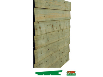 Fassadenprofil Fichte sägerauh, N&F, trocken+KDI, 28/19 x 146 mm Fassadenprofil Fichte sägerauh, N&F, trocken+KDI, 28/19 x 146 mm
