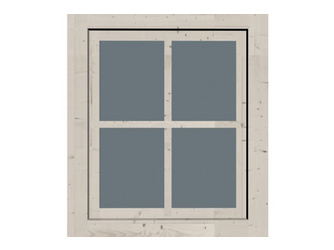 Dreh-/Kippfenster 28 mm hell elfenbein verpackt Dreh-/Kippfenster 28 mm hell elfenbein verpackt