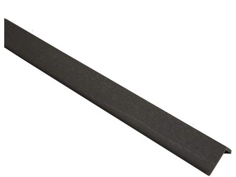 40x60x3600 mm BPC Abschlussprofil "L" 2-seitig geschliffen, Ebony (anthrazit) 40x60x3600 mm BPC Abschlussprofil "L" 2-seitig geschliffen, Ebony (anthrazit)