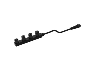 4-fach Verteiler megalite, Stecker und Kupplung IP 68 4-fach Verteiler megalite, Stecker und Kupplung IP 68