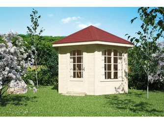 6-Eck Pavillon Dahlem Typ I Ø 250 cm in 28 mm 6-Eck Pavillon Dahlem Typ I Ø 250 cm in 28 mm