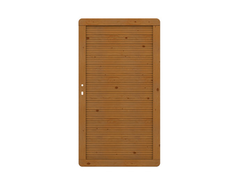 Tor lasiert Holz braun ARZAGO Tor lasiert Holz braun ARZAGO