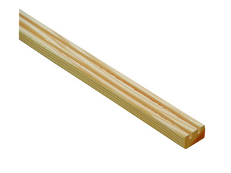Abdeckleiste 3x5cm 2,00m KD+ braun, genutet Abdeckleiste 3x5cm 2,00m KD+ braun, genutet