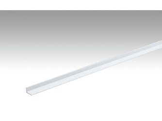 Abschlussprofil Typ 300 SK (selbstklebend) 2700x18mm 360 Weiß pulverbeschichtet Abschlussprofil Typ 300 SK (selbstklebend) 2700x18mm 360 Weiß pulverbeschichtet