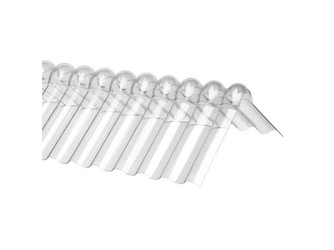 Acryl Wellfirsthaube Sinus 1045 x 280 x 280 mm 76/18 Acryl Wellfirsthaube Sinus 1045 x 280 x 280 mm 76/18