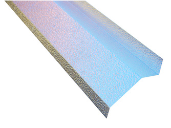 Alu-Rinnenblech 85x100mm 1,25mlg. Alu-Rinnenblech 85x100mm 1,25mlg.