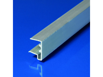 Alu-U-Profil Kantenschutz mit Tropfnase pressblank für Plattenstärke: 16mm Alu-U-Profil Kantenschutz mit Tropfnase pressblank für Plattenstärke: 16mm