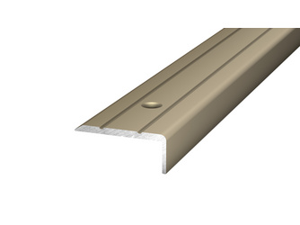 Aluminium-Winkelprofil - gelocht 25x10x1000mm, Edelstahl matt Aluminium-Winkelprofil - gelocht 25x10x1000mm, Edelstahl matt