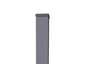 Torpfosten Aluminium Silbergrau 6 x 6 cm Torpfosten Aluminium Silbergrau 6 x 6 cm