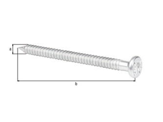 Ankernagel, verzinkt, ⌀4 mm, Länge 60 mm, in Hängebox, verpackt à 50 St. Ankernagel, verzinkt, ⌀4 mm, Länge 60 mm, in Hängebox, verpackt à 50 St.