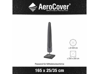 Atmungsaktive Schutzhülle für Mittelstockschirme H165xB25/35cm Atmungsaktive Schutzhülle für Mittelstockschirme H165xB25/35cm