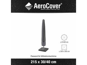 Atmungsaktive Schutzhülle für Mittelstockschirme H215xB30/40cm für Schirme bis Ø4 Meter Atmungsaktive Schutzhülle für Mittelstockschirme H215xB30/40cm für Schirme bis Ø4 Meter