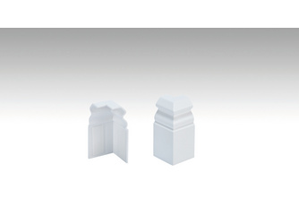 Aussenecke SK Passend zur Fussleiste Profil 10 PK / 10 F MK (60mm) 2001 Weiss 2 Stück Aussenecke SK Passend zur Fussleiste Profil 10 PK / 10 F MK (60mm) 2001 Weiss 2 Stück