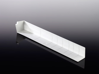 Außeneckstück 300mm für Winkelprofile verkehrsweiß Außeneckstück 300mm für Winkelprofile verkehrsweiß