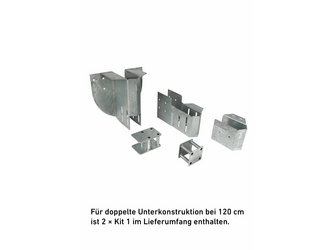 Außentreppe Gardenstep KIT1 Starterset f. 2 Stufen o. Stufen u. Geländer gerade 2x Ober- 2x Unter- + 2x Bodenelement Außentreppe Gardenstep KIT1 Starterset f. 2 Stufen o. Stufen u. Geländer gerade 2x Ober- 2x Unter- + 2x Bodenelement