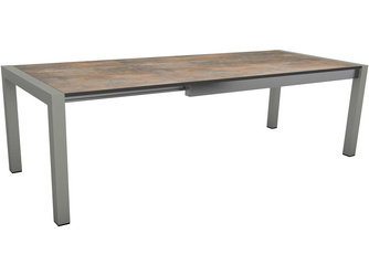 Ausziehtisch Aluminium graphit mit Tischplatte Silverstar Ferro Ausziehtisch Aluminium graphit mit Tischplatte Silverstar Ferro