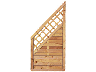 Sichtschutz Kiefer grün glatt mit Rankgitter Ecke - AVANTGARDE Sichtschutz Kiefer grün glatt mit Rankgitter Ecke - AVANTGARDE