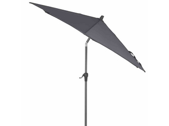 Avio Mittelstockschirm anthraz. Ø250cm, Gest. Alu, Bez. 100% Polyester Avio Mittelstockschirm anthraz. Ø250cm, Gest. Alu, Bez. 100% Polyester