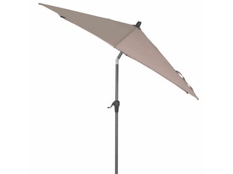 Avio Mittelstockschirm anthraz./taupe Ø250cm Gest. Alu, Bez. 100% Polyester Avio Mittelstockschirm anthraz./taupe Ø250cm Gest. Alu, Bez. 100% Polyester