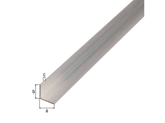 BA-Profil, Winkel, gleichsch., Alu natur, LxBxHxS 2600 x 20 x 20 x 1,5mm BA-Profil, Winkel, gleichsch., Alu natur, LxBxHxS 2600 x 20 x 20 x 1,5mm