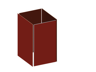 BINTO Grundverkleidung HPL rot BINTO Grundverkleidung HPL rot