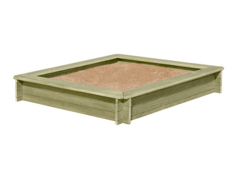 BONNY Sandkasten, grün Kiefer 1800x1800x300mm BONNY Sandkasten, grün Kiefer 1800x1800x300mm