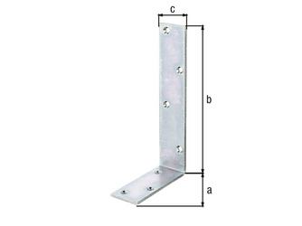 Balkenwinkel, galv. gelb verzinkt, TxHxB 100x200x40mm Balkenwinkel, galv. gelb verzinkt, TxHxB 100x200x40mm