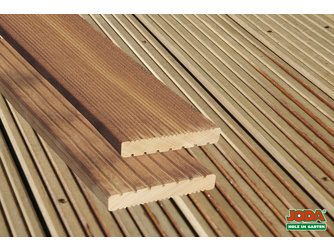 Terrassendiele Bangkirai geriffelt - 38 x 145 mm Terrassendiele Bangkirai geriffelt - 38 x 145 mm
