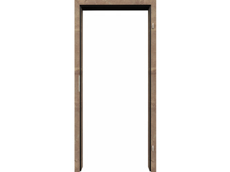 Zarge Furnier Fachwerk "Titan" naturmatt Standard-Schließblech "N" neusilber Standard-Dichtung schwarz Zarge Furnier Fachwerk "Titan" naturmatt Standard-Schließblech "N" neusilber Standard-Dichtung schwarz