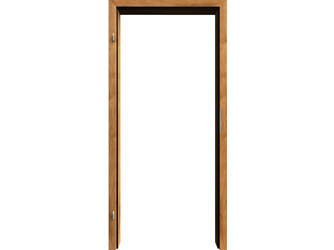 Zarge Furnier Fachwerk "bronze" naturmatt Standard-Schließblech "N" neusilber Standard-Dichtung dunkelbraun Zarge Furnier Fachwerk "bronze" naturmatt Standard-Schließblech "N" neusilber Standard-Dichtung dunkelbraun