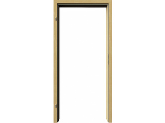 Zarge Furnier Limba lackiert Standard-Schließblech "N" neusilber Standard-Dichtung beige Zarge Furnier Limba lackiert Standard-Schließblech "N" neusilber Standard-Dichtung beige