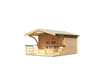 Bayreuth 3 inkl. Vordach+Terrasse naturbelassen 4145x3270x2380mm Bayreuth 3 inkl. Vordach+Terrasse naturbelassen 4145x3270x2380mm