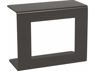 Beistelltisch 54x25x43,5 cm Aluminium anthrazit Beistelltisch 54x25x43,5 cm Aluminium anthrazit