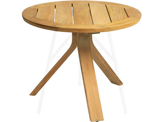 Beistelltisch Freddie Ø 55 cm Teak mit Tischplatte Teak Beistelltisch Freddie Ø 55 cm Teak mit Tischplatte Teak