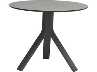 Beistelltisch Freddie Ø 65 cm Aluminium anthrazit mit Tischplatte Silverstar 2.0 Dekor uni grau Beistelltisch Freddie Ø 65 cm Aluminium anthrazit mit Tischplatte Silverstar 2.0 Dekor uni grau