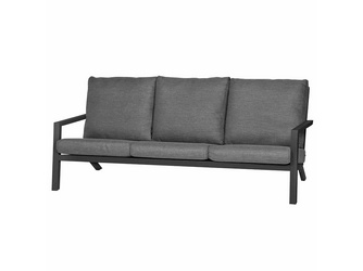 Belia Lounge 3er Sofa Gest. und Fläche Alu-anthraz., inkl. Sitz- und Rückenkissen dunkelgr. Belia Lounge 3er Sofa Gest. und Fläche Alu-anthraz., inkl. Sitz- und Rückenkissen dunkelgr.