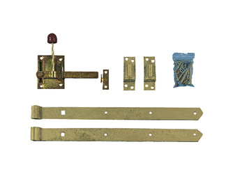 Beschlagsortiment Beschlagsortiment komplett für Einzeltor in Edelstahl, 520x150x55mm Beschlagsortiment Beschlagsortiment komplett für Einzeltor in Edelstahl, 520x150x55mm