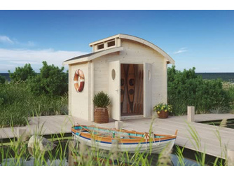 Blockhaus Nautic 30/30 - 28 mm 300 x 300 cm Blockhaus Nautic 30/30 - 28 mm 300 x 300 cm