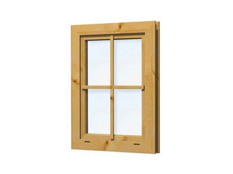 Blockhausfenster F 11 65 x 90 cm für 45 mm Wandbohle, DIN Li Blockhausfenster F 11 65 x 90 cm für 45 mm Wandbohle, DIN Li