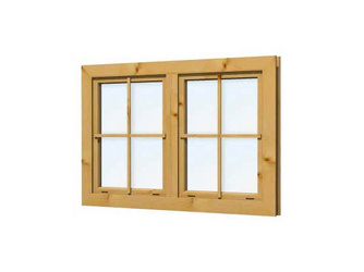 Blockhausfenster F 31 133 x 90 cm für 45 mm Wandbohle Doppelflügel DK Blockhausfenster F 31 133 x 90 cm für 45 mm Wandbohle Doppelflügel DK