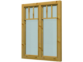 Blockhausfenster F 81 ISO 120 x 155 cm feststehend Blockhausfenster F 81 ISO 120 x 155 cm feststehend