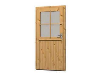 Blockhaustür T 11 90 x 190 cm für 45 mm Wandbohle, DIN Li Blockhaustür T 11 90 x 190 cm für 45 mm Wandbohle, DIN Li