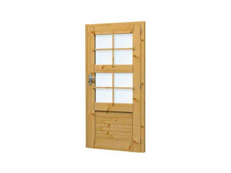Blockhaustür T 1 Eco-3 DIN Re 90 x 180 cm 2/3 Glas Blockhaustür T 1 Eco-3 DIN Re 90 x 180 cm 2/3 Glas