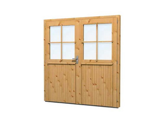 Blockhaustür T 21 180 x 190 cm für 45 mm Wandbohle, DIN Li Blockhaustür T 21 180 x 190 cm für 45 mm Wandbohle, DIN Li