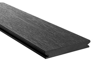 Terrassendiele WPC Massiv Holzstruktur Nero Terrafina lounge - 21 x 146 mm Terrassendiele WPC Massiv Holzstruktur Nero Terrafina lounge - 21 x 146 mm