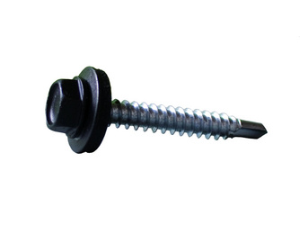 Bohrschraube, 4.8x35, Paket á 100, nußbraun Bohrschraube, 4.8x35, Paket á 100, nußbraun