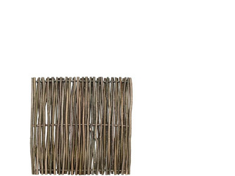Borkum Haselnusszaun 120x120cm BK15 Haselruten, 1-3cm, Seitenruten 3-4cm Borkum Haselnusszaun 120x120cm BK15 Haselruten, 1-3cm, Seitenruten 3-4cm