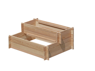 COMBO 2x3 Pflanztreppe, Lärche 800x1100x450mm COMBO 2x3 Pflanztreppe, Lärche 800x1100x450mm